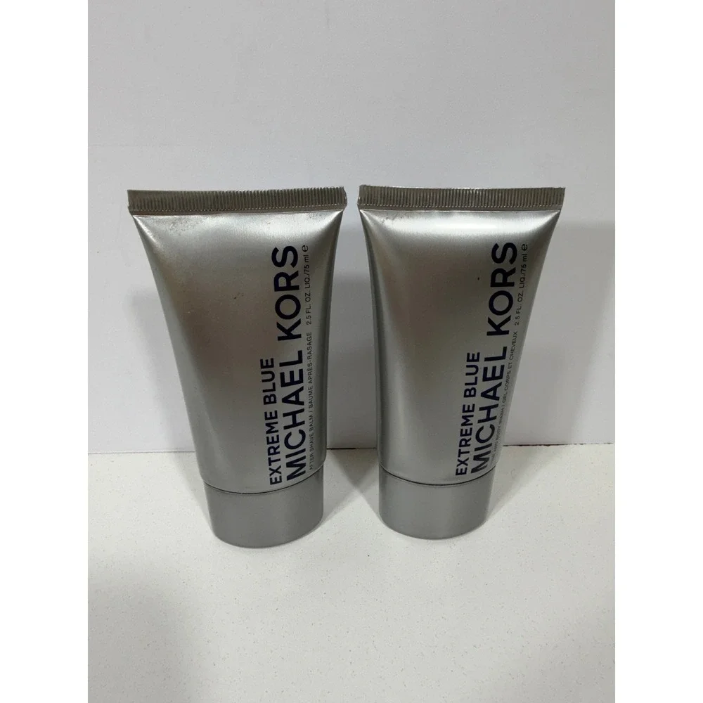 Michael Kors Extreme Blue After Shave Balm & Hair Body Wash Setlot of 2 Mens 2pc